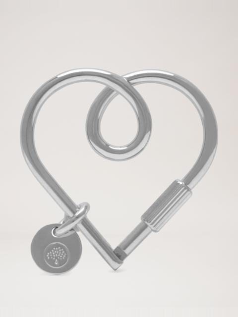 Looped Heart Keyring
Silver Zinc
