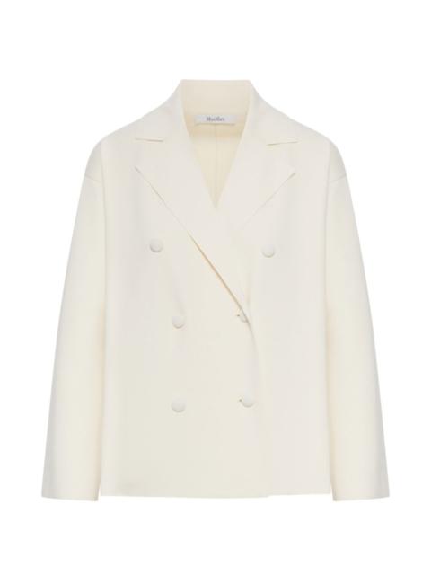 Max Mara double-breasted crêpe jacket