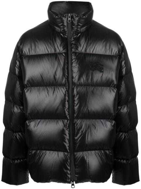 Burberry Equestrian Knight-patch padded jacket