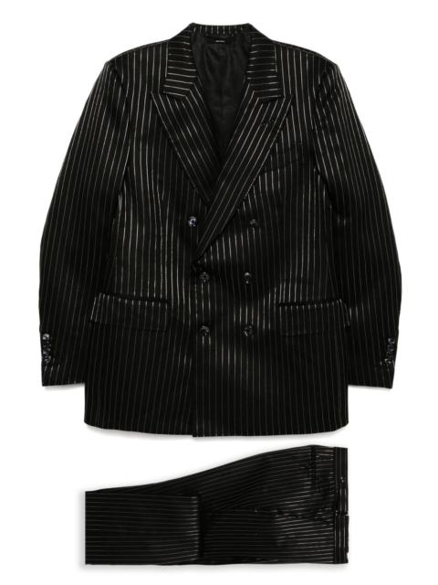 TOM FORD striped double-breasted suits
