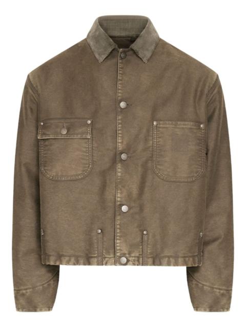 Maison Margiela corduroy-collar jacket