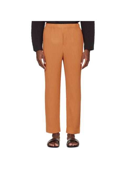 ISSEY MIYAKE Orange Monthly Colors March Trousers