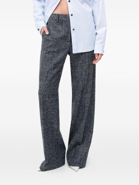 N°21 checked-pattern trousers