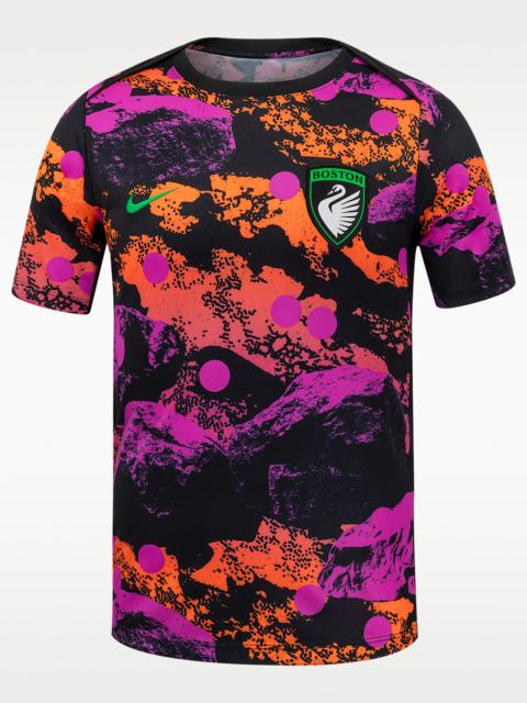 Nike Boston Legacy Men's Nike NWSL Short-Sleeve Pre-Match Top