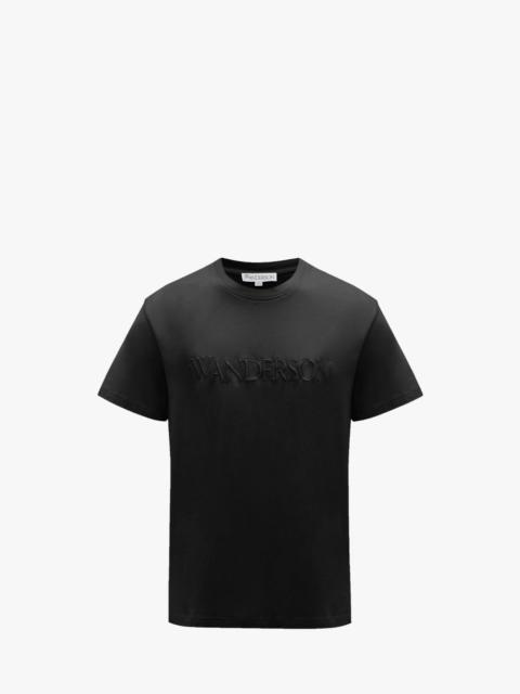 JW Anderson T-SHIRT WITH LOGO EMBROIDERY