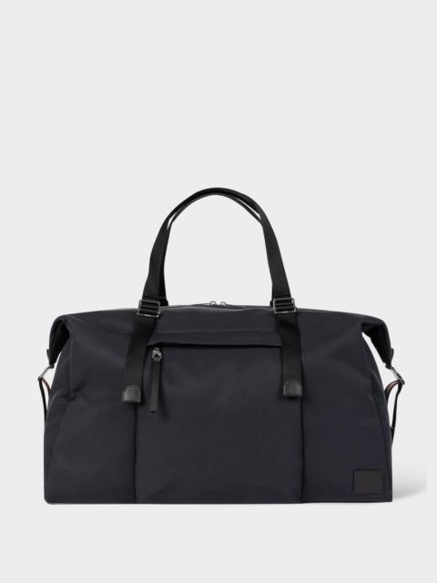 Navy Cotton-Blend Canvas Holdall