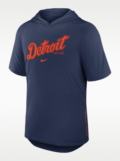 Nike Detroit Tigers Arched Wordmark Men's Nike Dri-FIT MLB Hooded T-Shirt