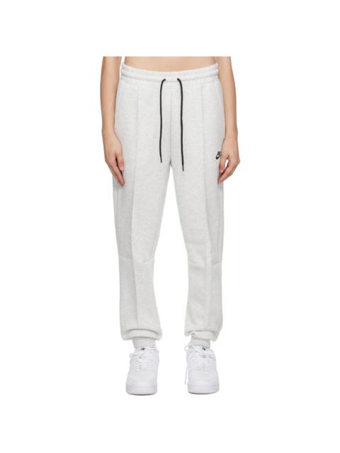 Gray Double-Faced Lounge Pants