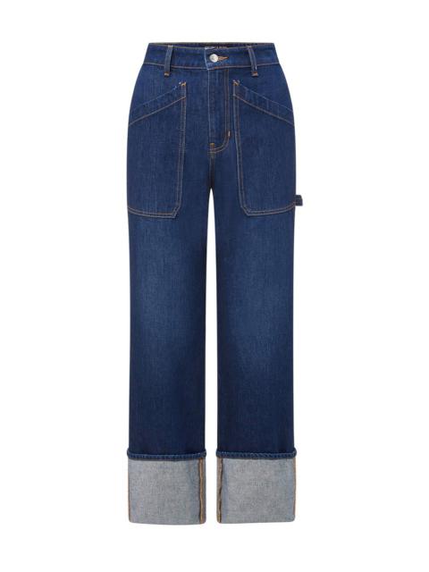 DYLAN STRAIGHT-LEG JEAN | CUFFED