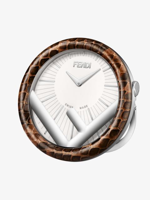 FENDI 60 mm - Table Clock with F is Fendi logo