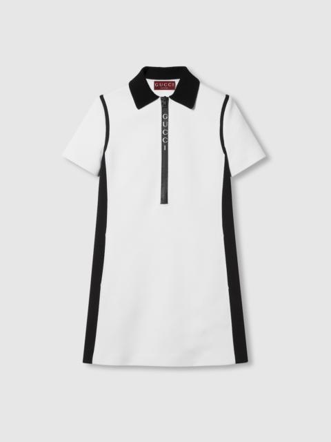 GUCCI Short jersey jacquard dress
