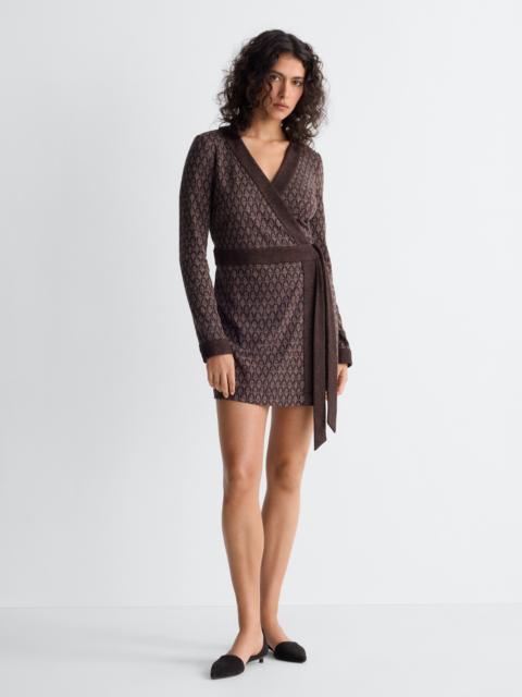 DIANE VON FURSTENBERG Tamara Knit Wrap Dress