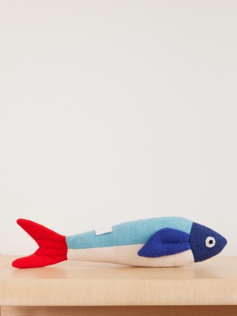 The Elder Statesman Fish Patchwork-cashmere Plushie