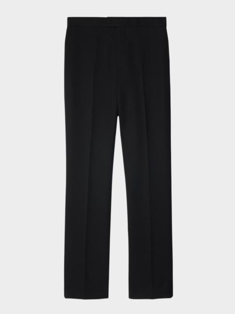 Burberry Men's Wool Tuxedo Trousers