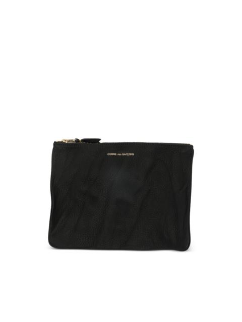 Comme Des Garçons zip leather wallet