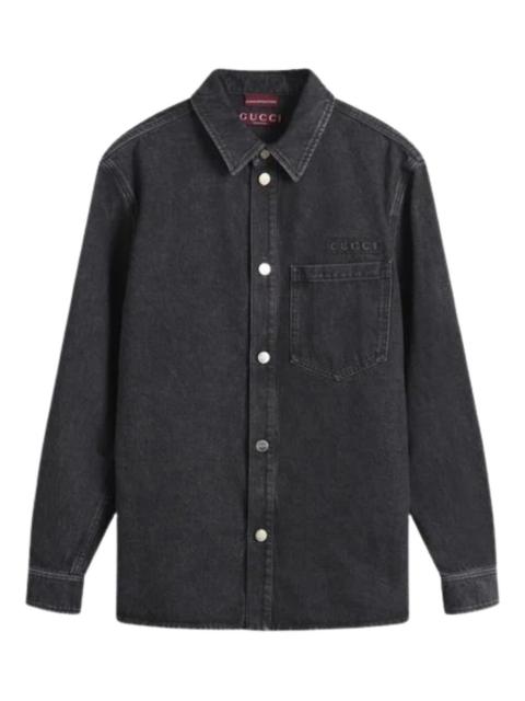 GUCCI buttoned pocket overshirt