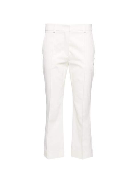 mid-rise cropped trousers