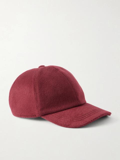 Canali Logo-Appliquéd Wool Baseball Cap