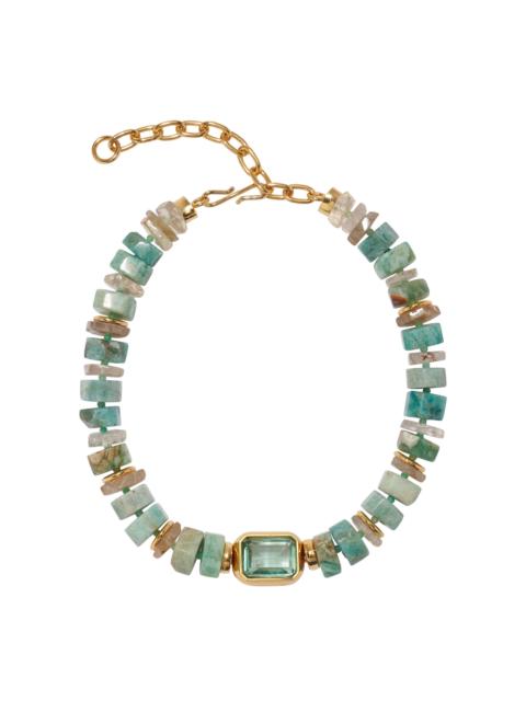 LIZZIE FORTUNATO Goddess Multi-Stone Necklace multi