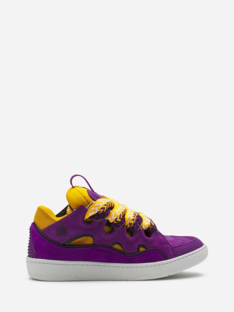 Lanvin LEATHER CURB SNEAKERS