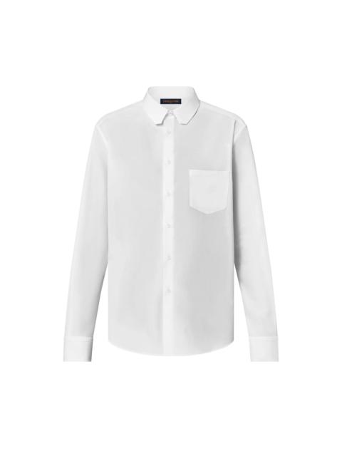Louis Vuitton Embroidered Long-Sleeved Cotton Shirt