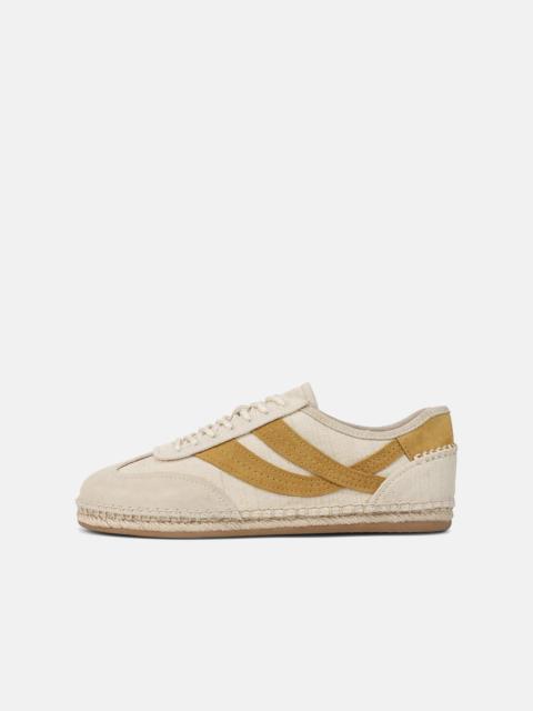 Vince Oasis Linen & Leather Espadrille Sneaker