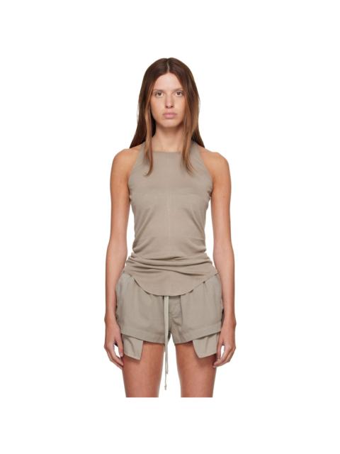 Rick Owens Lilies Gray Tower Basic Tank Top