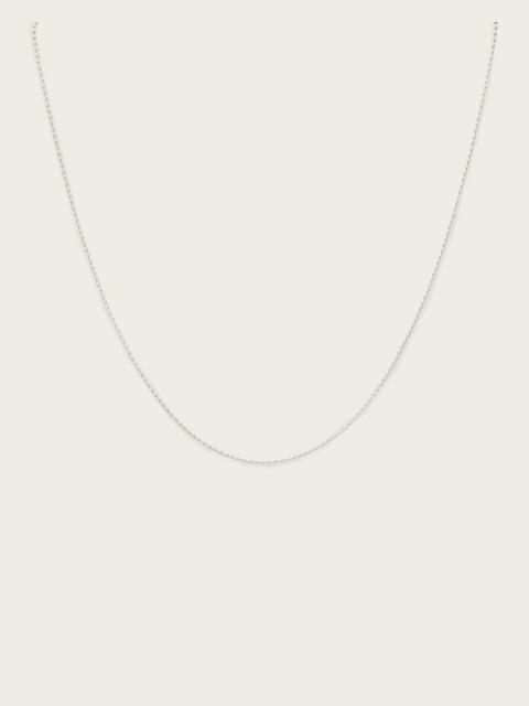 ALLSAINTS JAY BALL STERLING SILVER BALL NECKLACE
