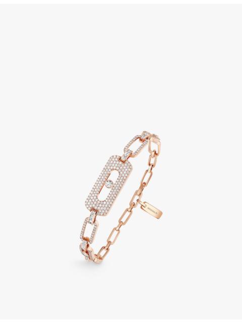 MESSIKA Move Link 18ct yellow-gold and 0.82ct diamond bracelet