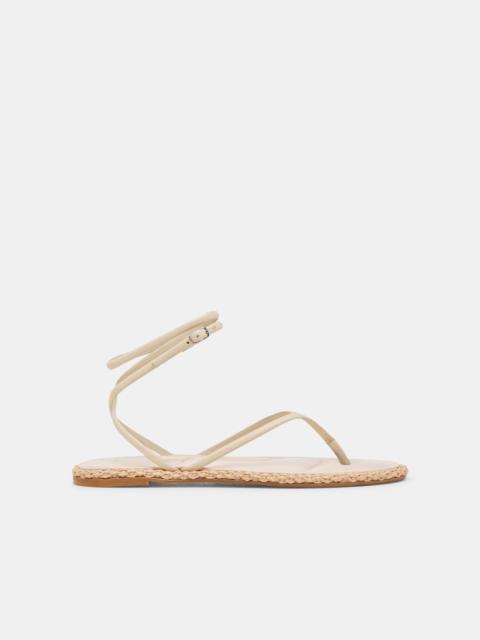 dolce vita COVE SANDALS OFF WHITE LEATHER