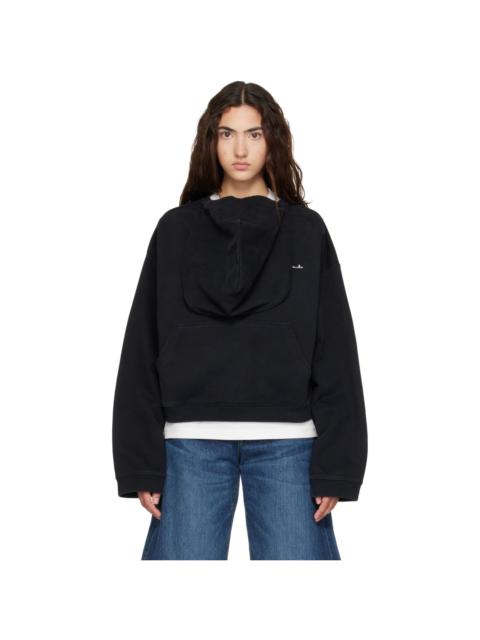 VETEMENTS Black Althletic Logo Hoodie