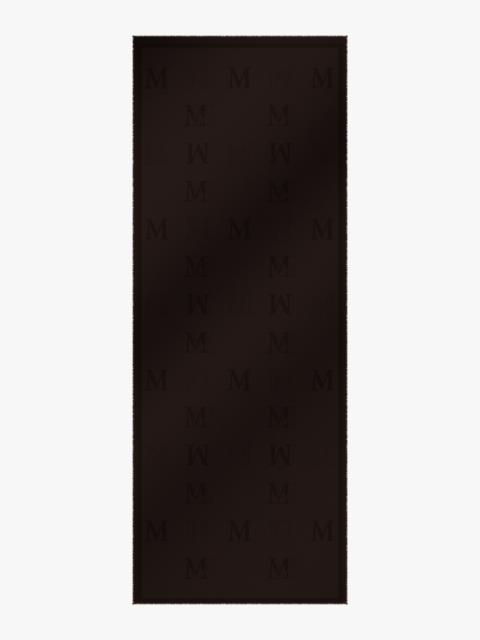 Max Mara CURVONE Jacquard-knit wool and silk stole