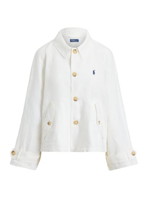 Polo Ralph Lauren Women's Linen Windbreaker Jacket - Nevis