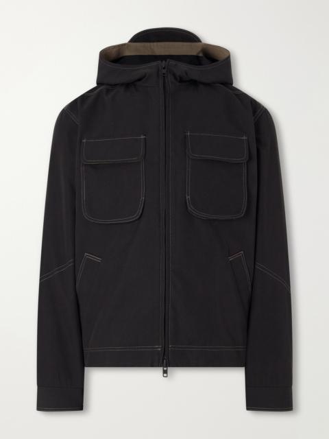 Oliver Spencer Saltash Cotton-Blend Gabardine Hooded Jacket