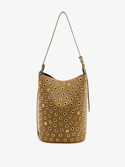Proenza Schouler Brant Bucket Bag in Eyelet Covered Suede