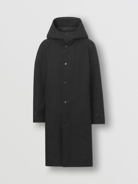 Burberry Wool Blend Hooded Car Coat