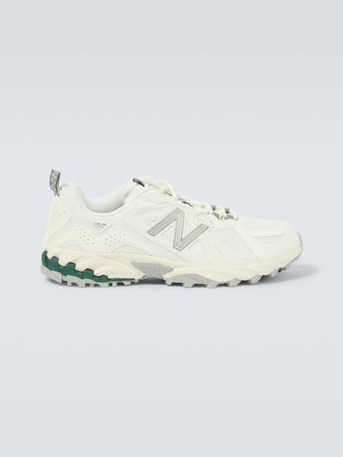 610 suede-trimmed sneakers