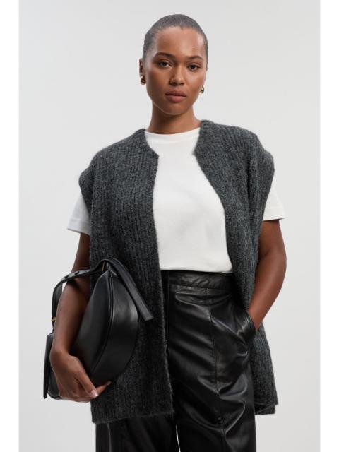 KAREN MILLEN Plus Size Cosy Knit Waistcoat top