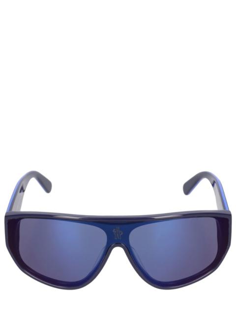 Moncler Tronn Shield acetate mask sunglasses