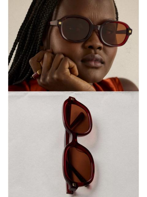 FREE PEOPLE Joie Round Premium Polarized Sunglasses