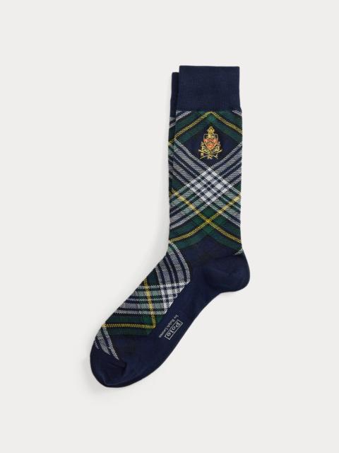 Polo Ralph Lauren Crest Plaid Dress Socks