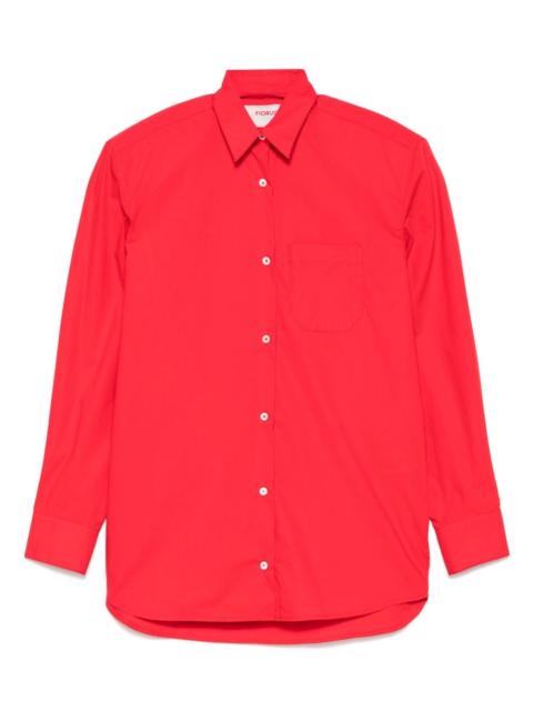 FIORUCCI embroidered shoulder-padded shirt