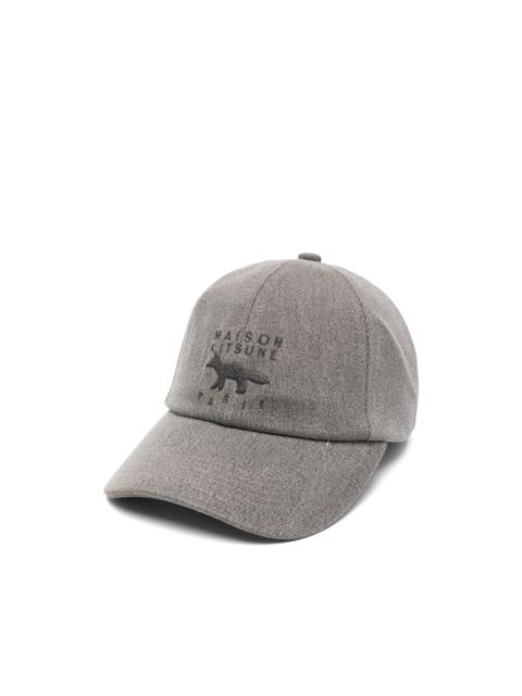 Maison Kitsuné logo-embroidered baseball cap