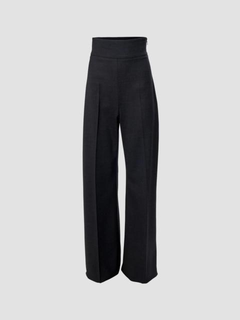 CAROLINA HERRERA Women's Chalet Diane Stretch-Virgin Wool Flare Pants - Charcoal Grey