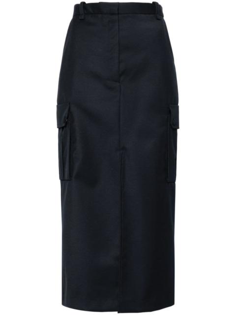 Sandro cargo maxi skirt
