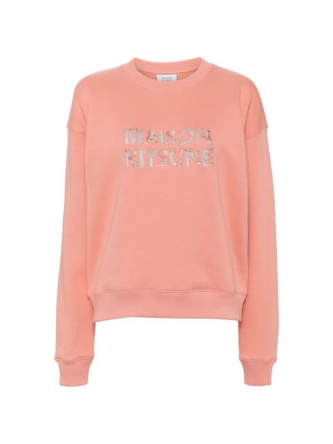 Maison Kitsuné embroidered sweatshirt