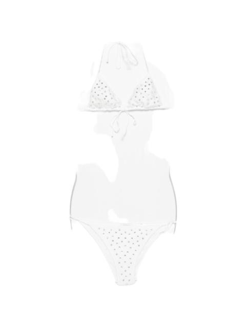 Oséree crystal-embellished bikini