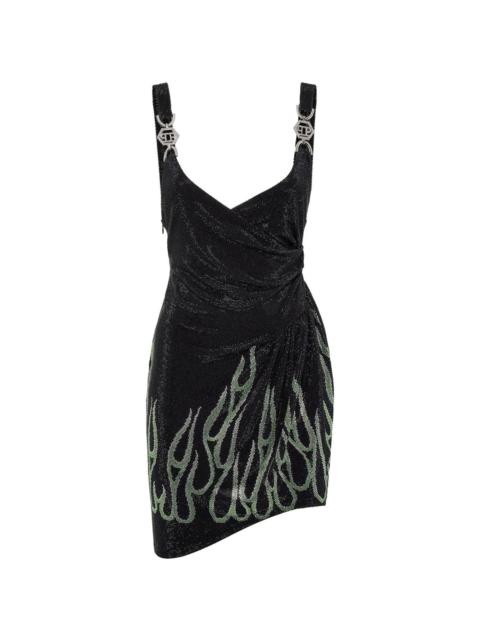 PHILIPP PLEIN Flame mini dress