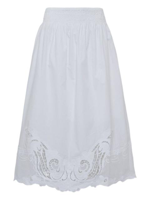 rag & bone cotton A-line skirt