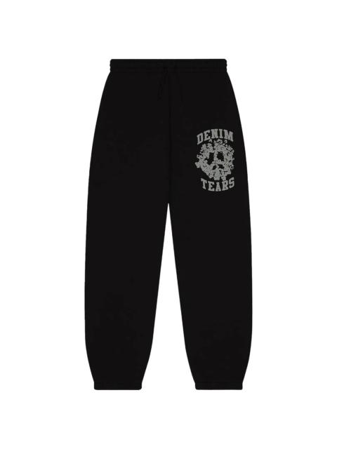DENIM TEARS Denim University Sweatpants "Black" DT418